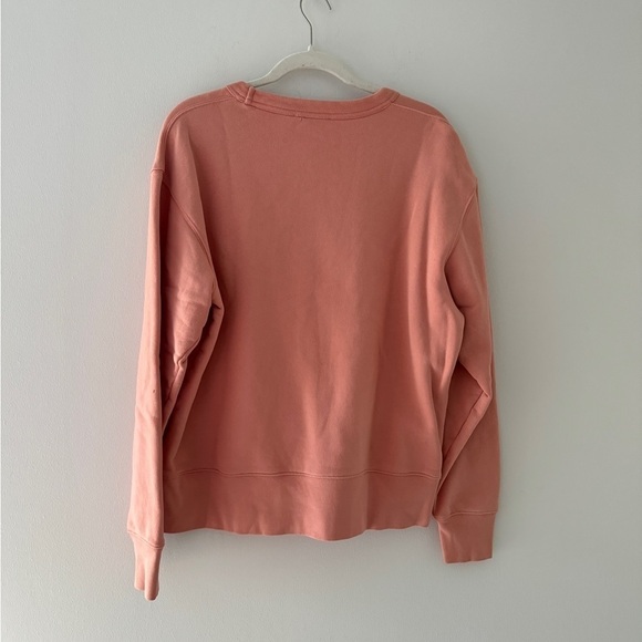 ACNE STUDIOS Mini Face Patch Sweatshirt in Pale Pink L - Picture 5 of 7